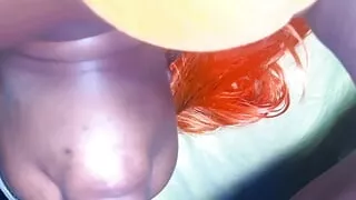 Roof top sex with big black dick