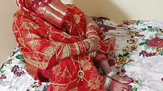 Pahli Raat Pati ke sath patni Arrange Marriage Suhagrat Indian Frist Night Homemade Newly Married Couple