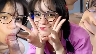 18 year old very cute girl innocently gives me a blowjob but asks for hard live sex