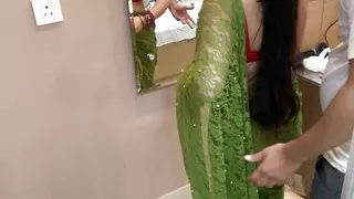 Brother-in-law refused to let me go to the party and  gave me his dick in my pussy