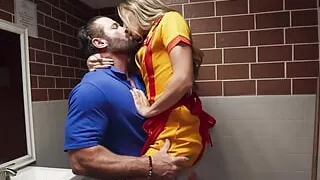 REALITY KINGS - Waitress MacKenzie Mace Wants To Fuck, Lucky For Her Muscular Customer GI Joey Is There To Help