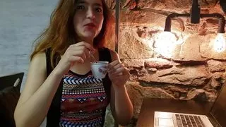 Secretary Likes Coffee with Semen. Kyle's Latte