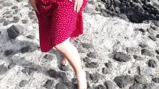 Teacher Makes Sex Education Video for Her Students! Outdoors!