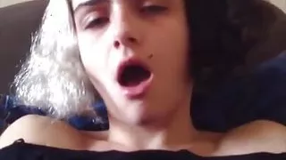 Teen Caught by Boyfriend Playing with Ass and Took Cum in the Face