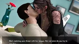 Olivia Caught Asura While Almost Doing The Blowjob