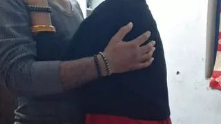 Pressing Boobs and Blowjob Given by Beutiful Bhabhi in Night