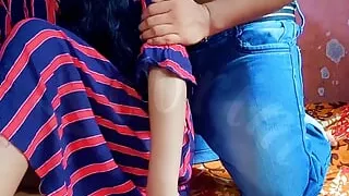 Desi Aunty did dirty work with two boys-Hindi Clean