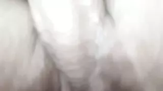 Fucking my sexy bbw wife doggy up close