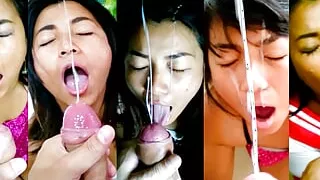 Huge facial blasts compilation