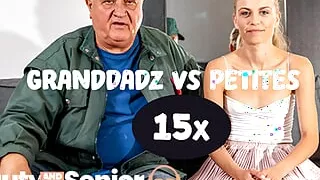 15x Grandpas vs Petite Babe Compilation for BeautyAndTheSenior