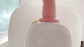 Enjoying My 9inch Dildo