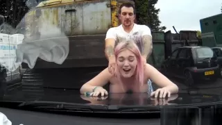 Winsome Busty Young Tart Is Making Dude Cum