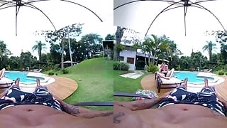 I Catch Her Sunbathing Naked & Fuck Her - Virtual Real Porn