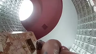 Shower BTS Fun With Christy & Dahlia