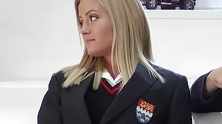 History Teacher's Cock Pounds Sicilia's Tight Pussy Raw!