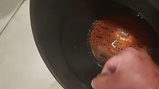 Jerking in the public bathroom ????