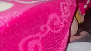 My stepsister $leep in my room black dress wow amazing experience first night