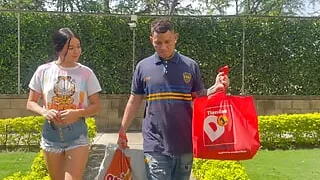 My horny neighbor asks me for help and I help her in exchange for letting me fuck her in the ass.