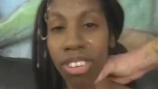 Black Girl Gagging On White Dick During Face Bashing