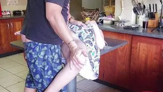 Fucking My Neighbours Wife in Her Kitchen