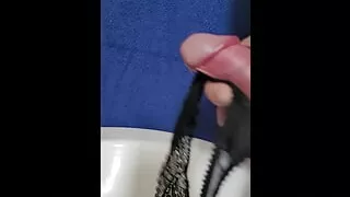 piss and cum on panties