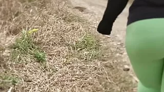 I Went for a Walk with My Friend's Stepmother and I Couldn't Stop Looking at Her Huge and Beautiful Ass in Yoga Pants