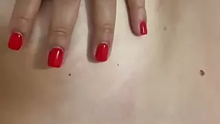 I Recorded Soraya Culona in Bed Caressing Her Big Tits and with Her Tight Shorts on Her Big Pussy