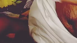 The boy in the quilt inside the room was in memory of his looking at her raised ass.