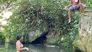 I Fuck Unknown Latina Girl While She Takes a Nice Dive in the Lake