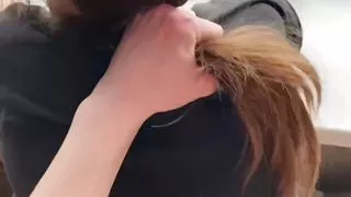 Quick sex with my stepsister while we are alone at home. Home amateur. Real