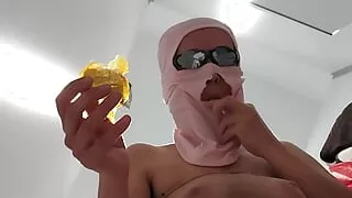 Sexy brunette tries on tights, hairy pussy, big ass, big tits. Amateur wife hairy pussy, big tits, big nipples