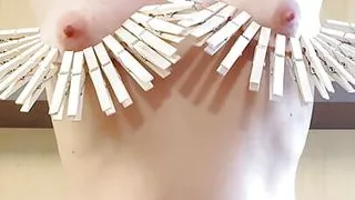 BDSM Submissive Humiliation: Anal Hook, Clothespin Torture, and Intense Vibrator Orgasm