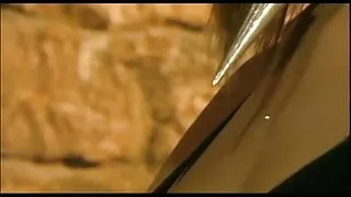 Vintage Porn with Sexy MILF in Latex Underwear Fucked and Cumshot on Feet by Big Cock