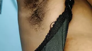 Stepsister playing my cock and pussy show