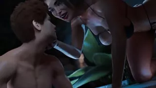 Hot Horny Stepmom Is About to Get Dirty with Stepson at Night - 3D Hentai Animated Porn - Life in Santa County