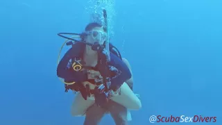 Scuba Sex After Her Bikini Bottom Came Off Underwater! - Pure Sex Edit - Sexy Red And Red Sexy
