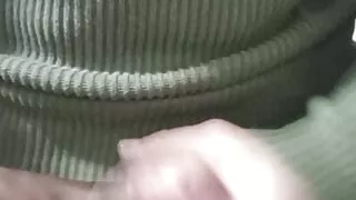 Shuffling my huge fat  monster cock in my hands