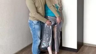 Stepmom pleased her stepson when she allowed him to fuck her in anal