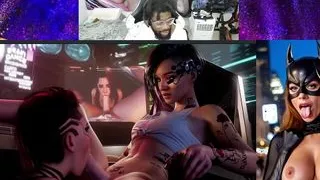 Futa Judy Getting Her Cock Sucked Off, Bald Pussy D.VA Face Fucked, Big Milky Jiggly Breast Mei