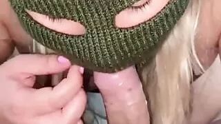 I Love to Eat Donut on My Stepson's Dick and Then I Fuck Him. Foodporn MILF