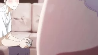 Virgin Gamer gets his cock sucked for the first time by bored horny blonde step sis - Uncensored Hentai