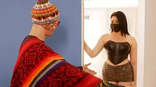Peruvian sorcerer, seduces white Venezuelan and fucks her with lies.
