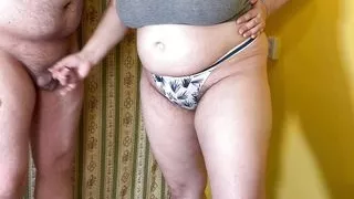 Cuck hubby with a small cock watch how another man fuck and impregnate cheating wife - Milky Mari