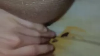 Skinny Brunette Fingering Her Tight Wet Pussy