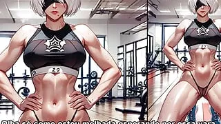 2B being a naughty little bitch