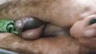 I fuck with my dildo in my open ass