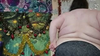 Bending Over and Showing This Fat Ass Hole