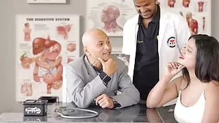 Indian Girl Having Sex with Doctor and Compounder Threesome Web Series