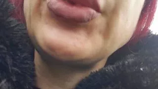 Huge Burps From the Sensual Lips of Lavinia Outdoor