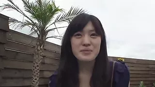 Fresh girl Aki Tajima a whore with hairy pussy gets her